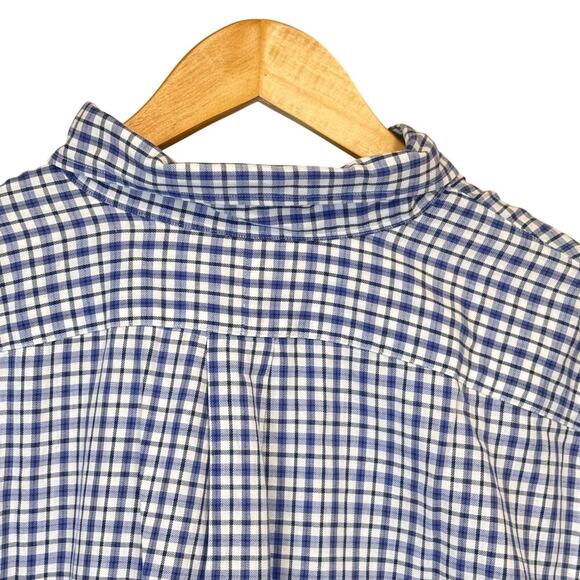 Polo Ralph Lauren Blaire Blue Plaid Long Sleeve Mens Button-Down Shirt Sz L - Picture 7 of 7
